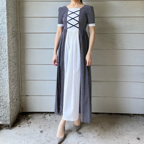 Handmade Joann Fabric Dotted Maxi Dress/ Girls’s Size.--MA4 - Picture 3 of 13